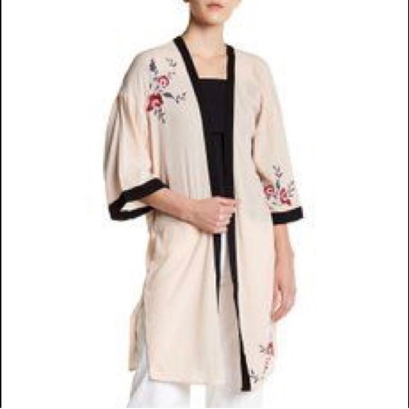 Wild Pearl Other - Wild Pearl Embroidered Kimono
